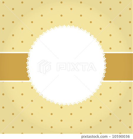 Vector greeting golden card or cover. Space for your text or pic 10590036