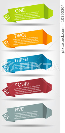 Abstract origami speech bubble vector background 10590304
