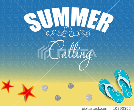 summer holidays poster vector illustration summer holidays poster vector illustration 10590593