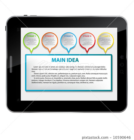Abstract design Tablet. Vector illustration Abstract design Tablet. Vector illustration 10590646