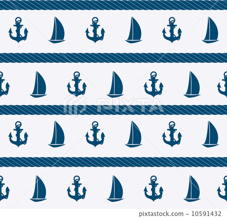 Abstract sea seamless pattern background.... - Stock Illustration ...