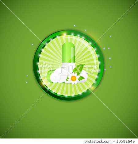 Herbal pill Environment background vector illustration Herbal pill Environment background vector illustration 10591649