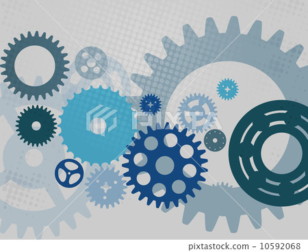 Machine Gear Wheel Cogwheel pattern. Vector illustration. Machine Gear Wheel Cogwheel pattern. Vector illustration. 10592068