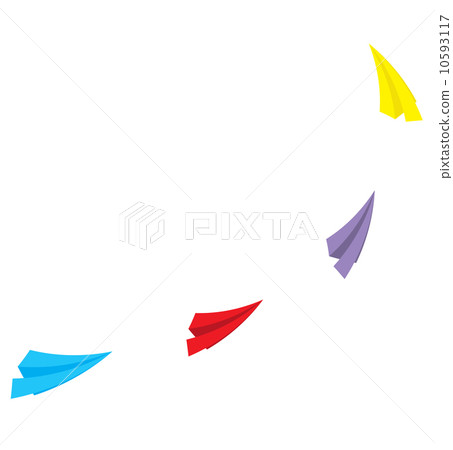 paper plane vector illustration 10593117