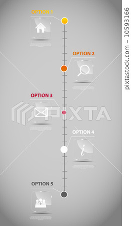Timeline infographic business template vector illustration 10593166