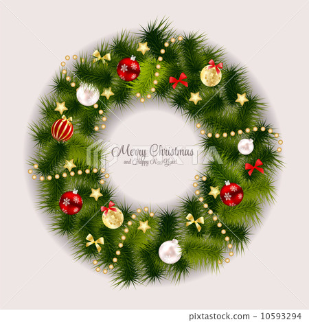 Abstract beauty Christmas and New Year background. vector illust 10593294