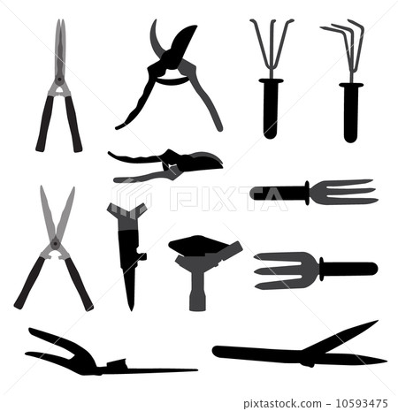 Garden Tools Set. Vector Illustration. 10593475