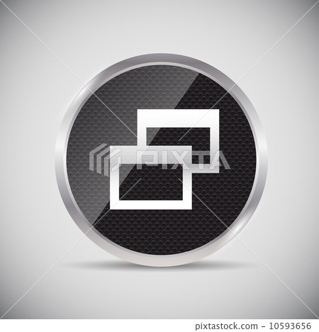 Shine glossy computer icon vector illustration Shine glossy computer icon vector illustration 10593656