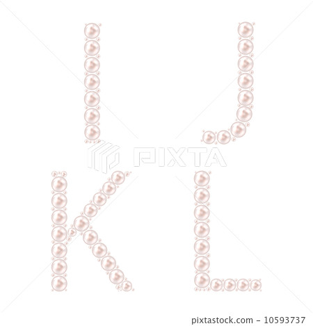 Pearl ABC Vector Illustration Pearl ABC Vector Illustration 10593737
