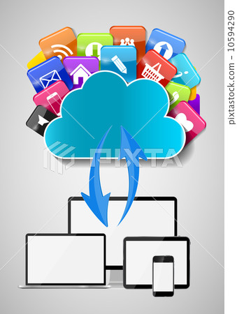 Cloud Computing Concept Vector Illustration Cloud Computing Concept Vector Illustration 10594290