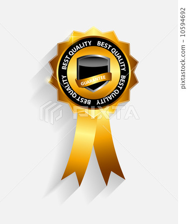 Vector best choice label with red ribbon. Vector best choice label with red ribbon. 10594692