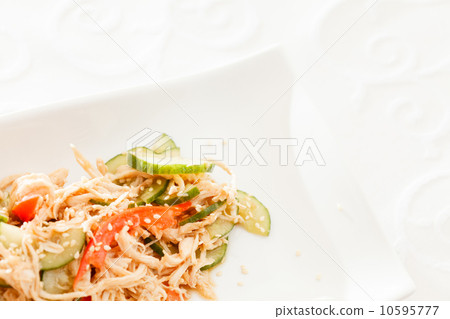 salad with chicken salad with chicken 10595777