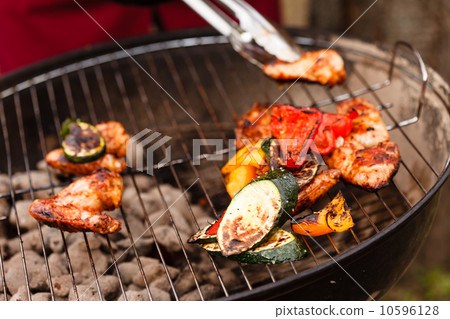 grilled vegetables and chicken grilled vegetables and chicken 10596128