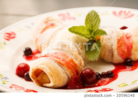 buns with cherry buns with cherry 10596148