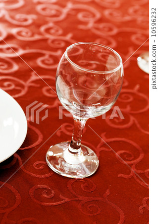 glass on the table 10596232