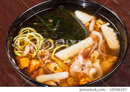 Japanese seafood soup 10596263