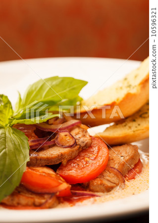 pork with vegetables pork with vegetables 10596321