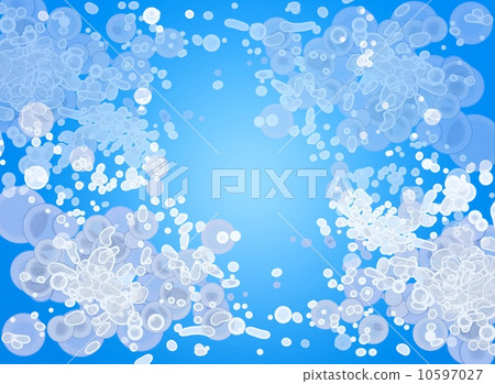 Postcard and Note Paper of Water Background Postcard and Note Paper of Water Background 10597027