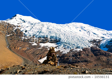 Tibet scene- Plateau glacier- Kanola 10598131