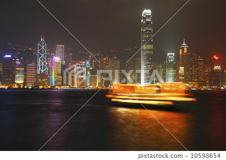 Night view of Hong Kong 10598654