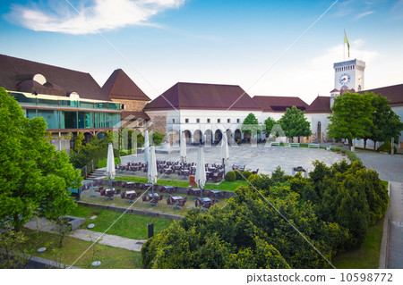 Ljubljana castle, Slovenia, Europe. 10598772