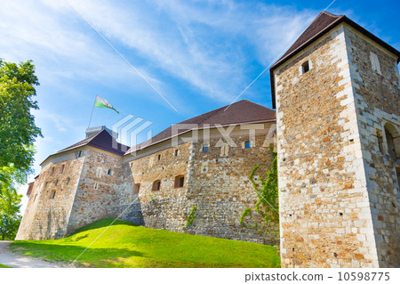 Ljubljana castle, Slovenia, Europe. 10598775