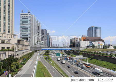 首都高速公路和台場的街道 10600226