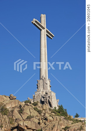 Cross in The Valley of the Fallen (Valle de los Caidos). Madrid, Spain. Cross in The Valley of the Fallen (Valle de los Caidos). Madrid, Spain. 10601045