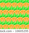 Background with citrus-fruit of orange slices 10605295