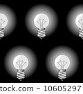 Background with electrical a sphere-form lamps 10605297