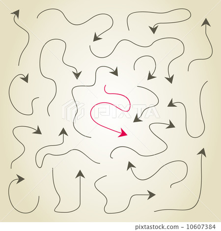 Arrows the sketch 10607384