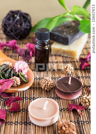 Spa with natural bath salt 10607653