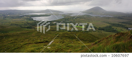 View over Connemara National Park, 10607697