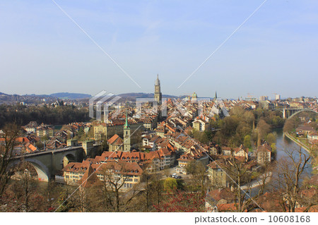 從玫瑰園瑞士看見的伯爾尼風景 10608168