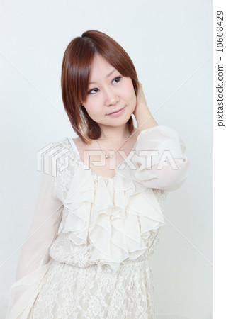 年輕女士的髮型 年輕女士的髮型 10608429