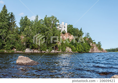 Chapel in Ludwigsburg Park Mon Repos Park. Vyborg 10609421