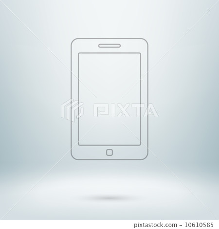 Pad icon in light studio room 10610585