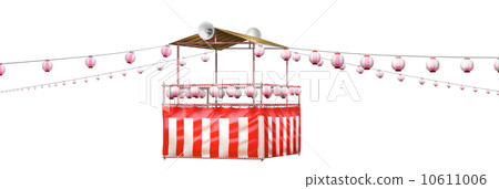 Summer festival festival toguru white back illustration CG 10611006