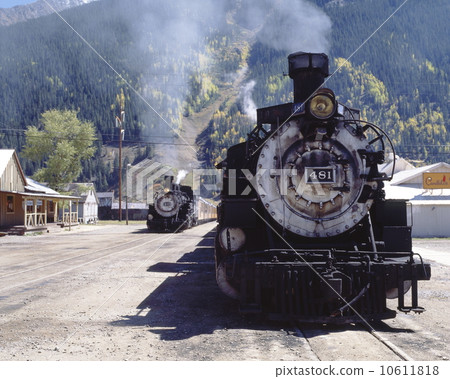 Durango and Silverton steam locomotive of narrow gauge railroad Durango and Silverton steam locomotive of narrow gauge railroad 10611818