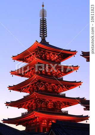 淺草五層塔的黃昏 淺草五層塔的黃昏 10611823
