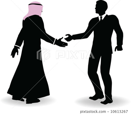 hand shake on business agreement 10613267