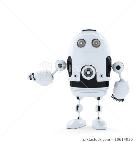 Posing Android Robot - Stock Illustration [10614030] - PIXTA