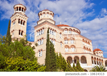 Cathedral Saint Nectarios of Aegina. Aegina, Greece Cathedral Saint Nectarios of Aegina. Aegina, Greece 10614313