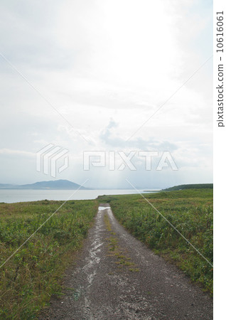 Lake Saroma after the rain 10616061
