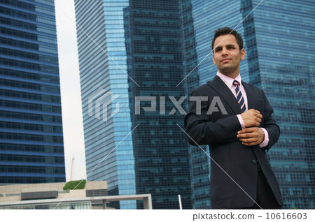 Office wear with Singapore skyline Office wear with Singapore skyline 10616603