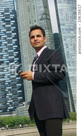 Office wear with Singapore skyline Office wear with Singapore skyline 10616617