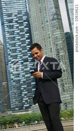 Office wear with Singapore skyline Office wear with Singapore skyline 10616621