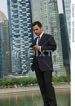 Office wear with Singapore skyline Office wear with Singapore skyline 10616622