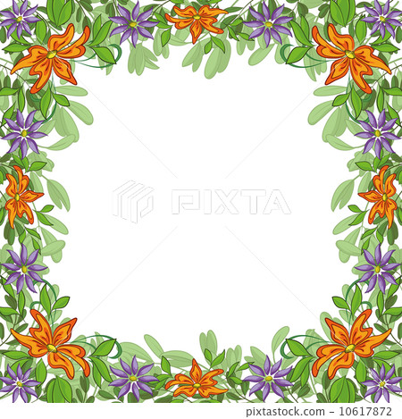 Background, frame of flowers Background, frame of flowers 10617872