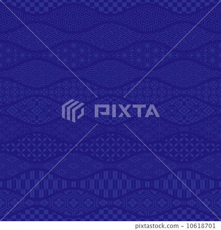 Blue Japanese style background Waka Blue Japanese style background Waka 10618701
